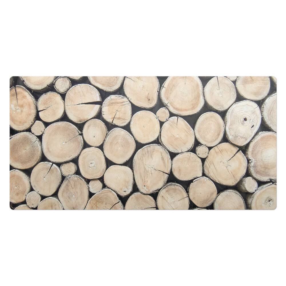 Veľká podložka na stôl Drevené disky