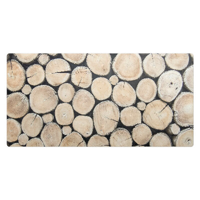 Veľká podložka na stôl Drevené disky