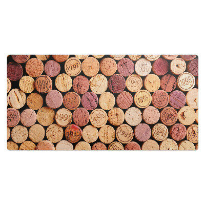 Kancelárska podložka na stôl Kolekcia vínnych korkov