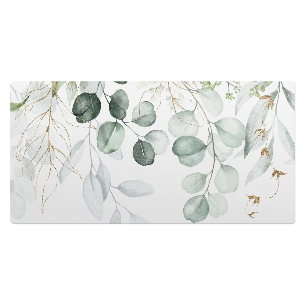 Veľká podložka na stôl Akvarelové listy, vetvičky