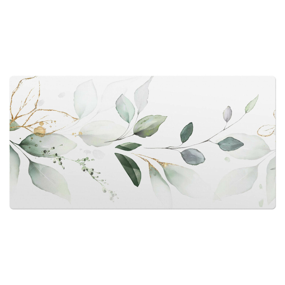 Kancelárska podložka na stôl Jemné akvarelové listy
