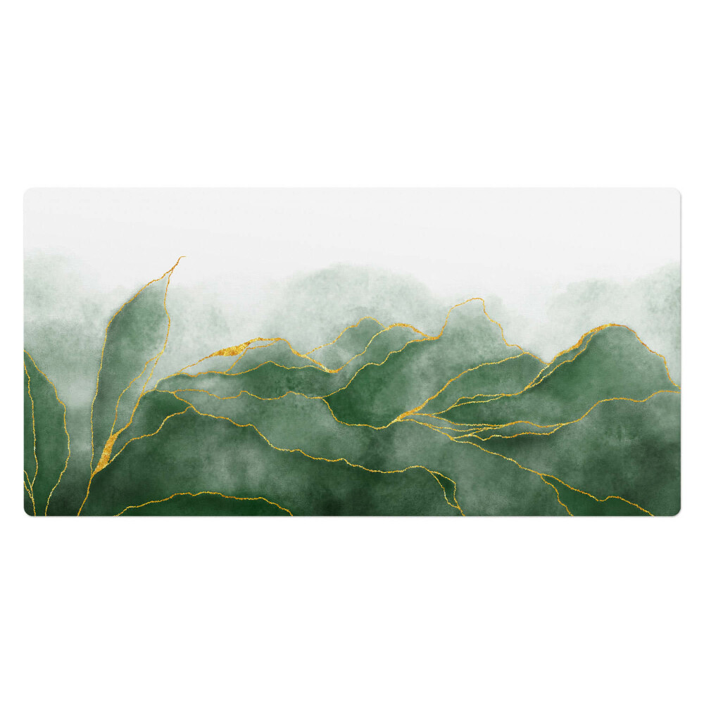 Podložka na stôl Zelené vlny umenia
