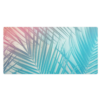 Veľká podložka na stôl Pastelové palmové listy