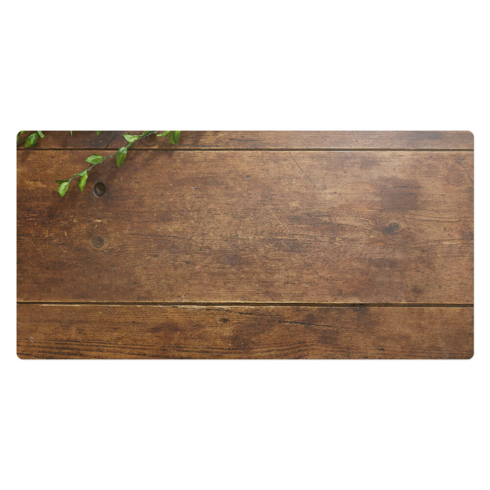 Podložka na stôl Drevený vrch s listami