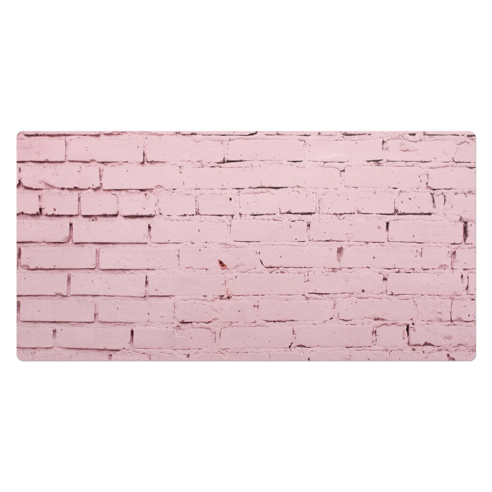 Kancelárska podložka na stôl Pastelová tehlová stena