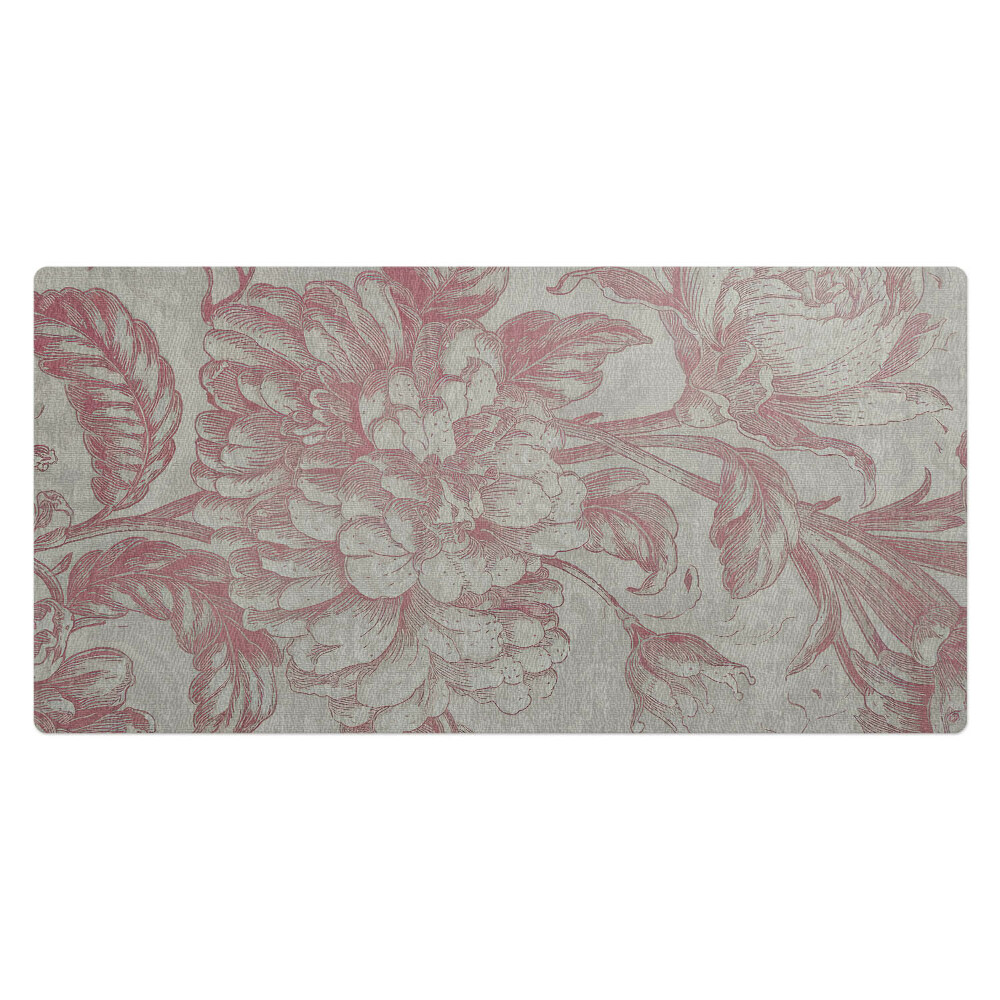 Kancelárska podložka na stôl Retro kvetinový ornament