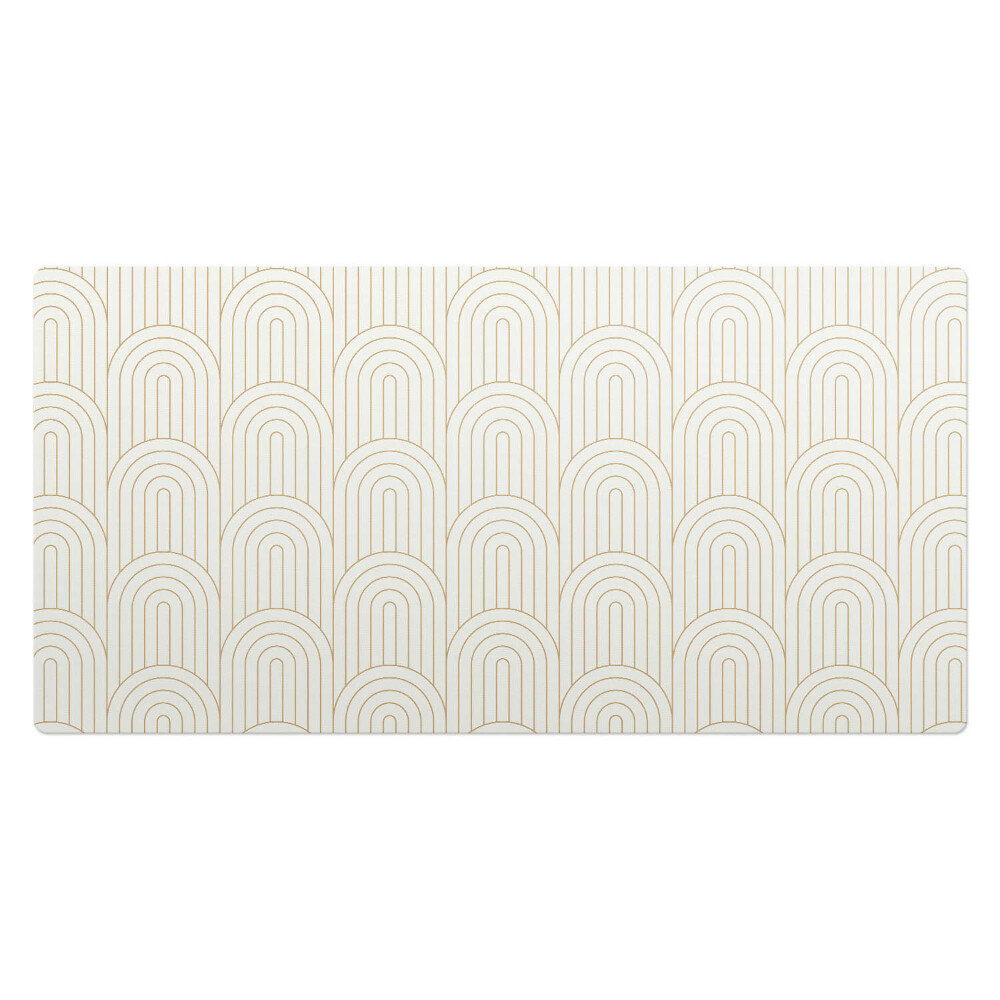 Kancelárska podložka na stôl Oblúkový retro vzor