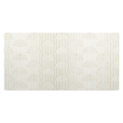 Kancelárska podložka na stôl Oblúkový retro vzor