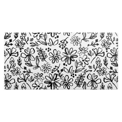 Podložka na stôl Kvetinová skica