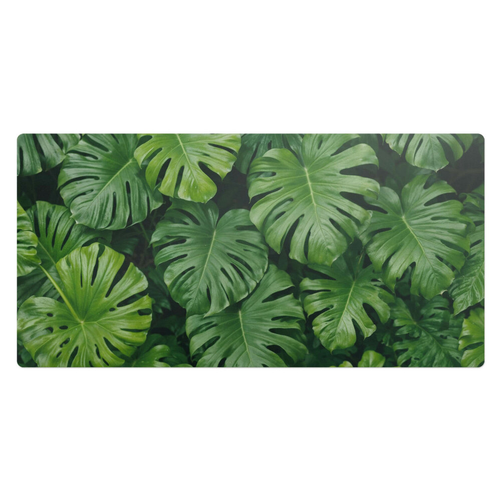 Kancelárska podložka na stôl Listy monstery