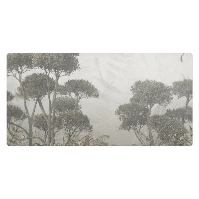 Kancelárska podložka na stôl Jemný tropický les