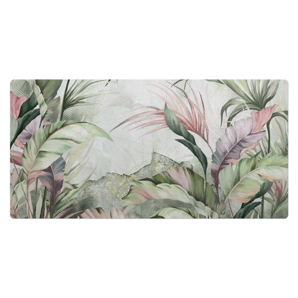 Kancelárska podložka na stôl Tropické listy