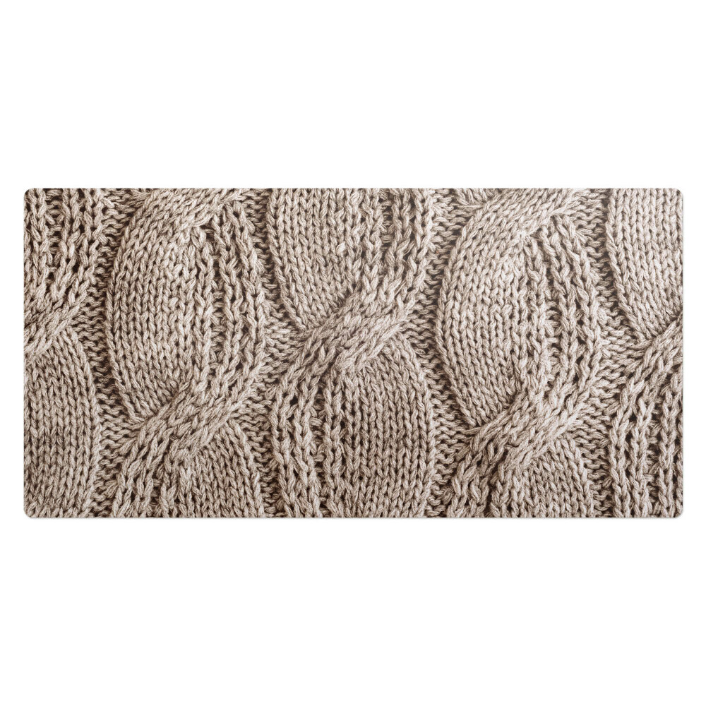 Veľká podložka na stôl Vzor pleteného svetra