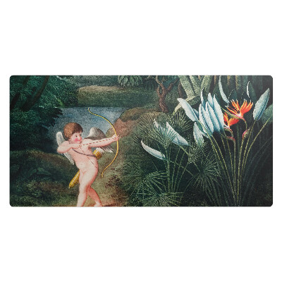 Podložka na stôl Amor medzi kvetmi