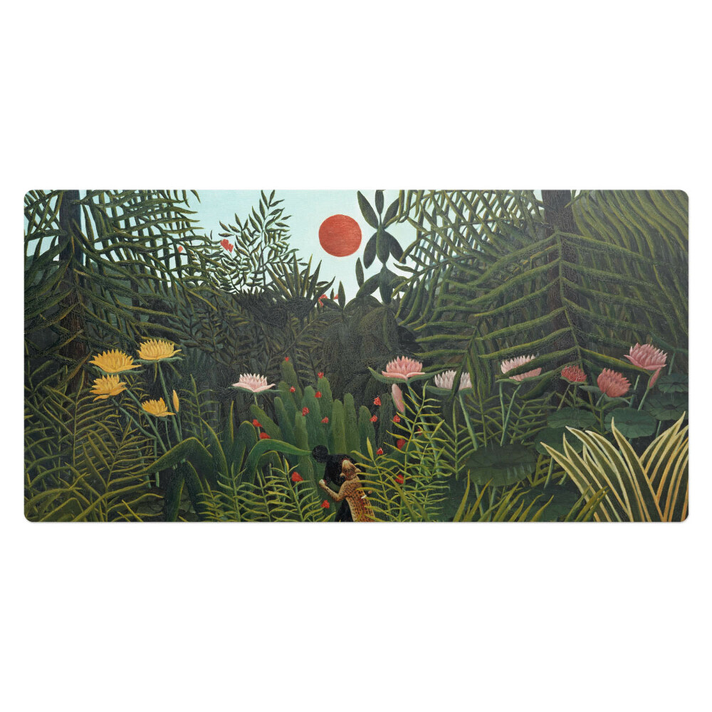 Veľká podložka na stôl Džungľa pri západe slnka