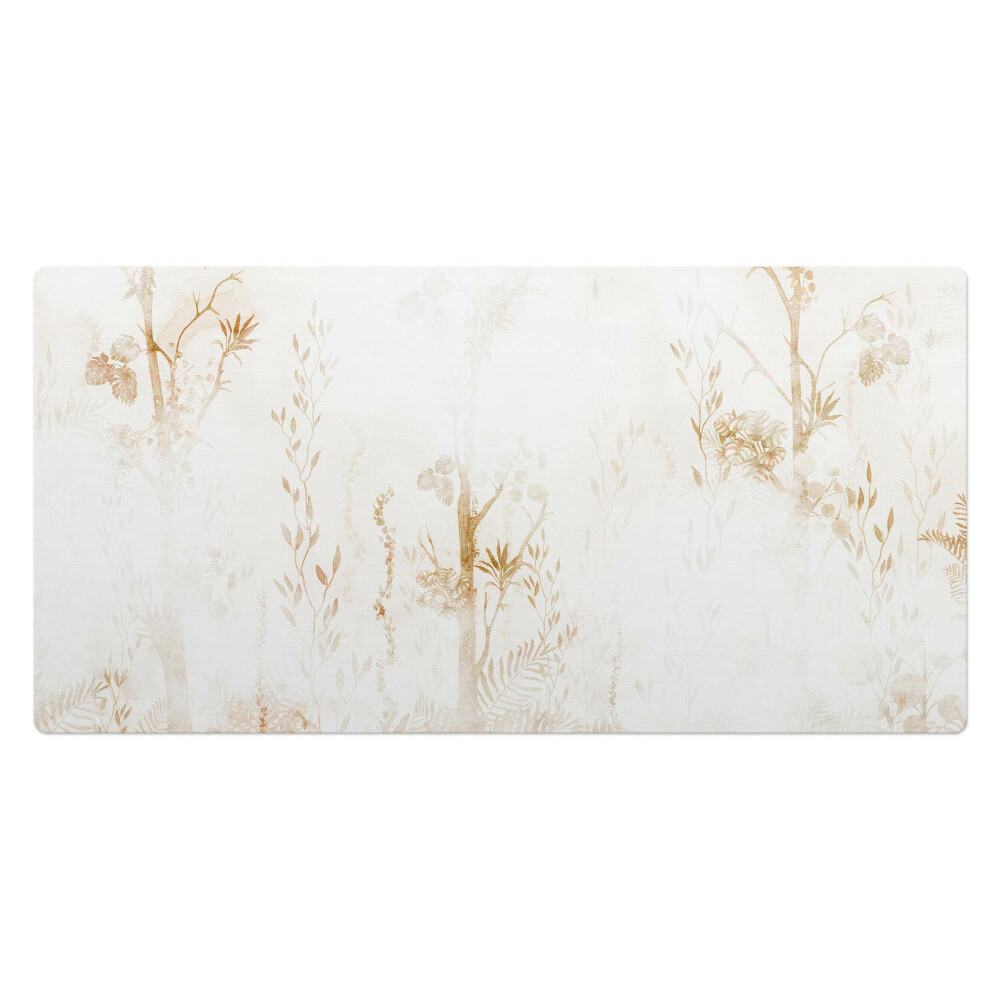 Kancelárska podložka na stôl Jemná flóra