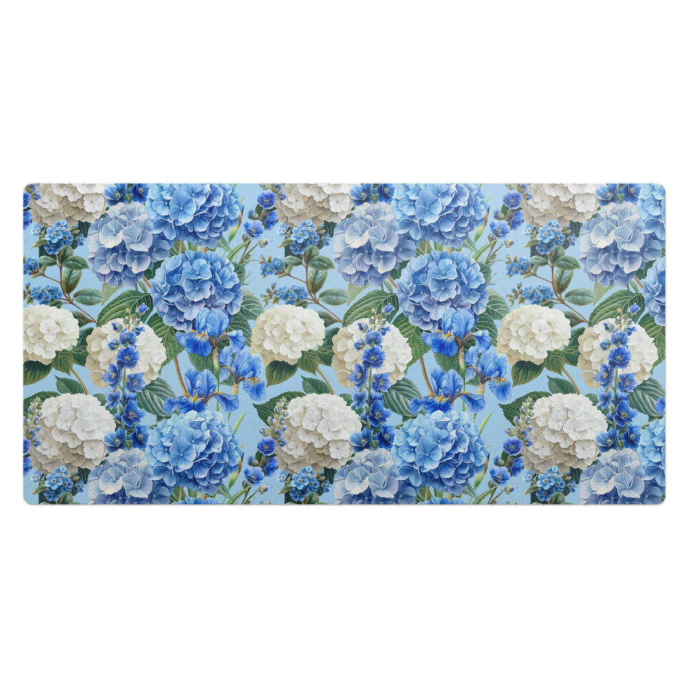 Kancelárska podložka na stôl Kvetinový vzor hortenzie