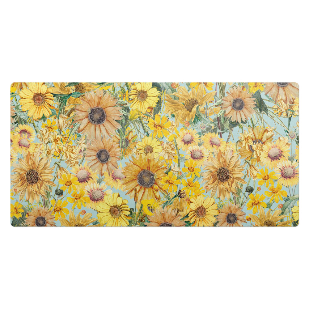 Kancelárska podložka na stôl Lúkový kvetinový vzor