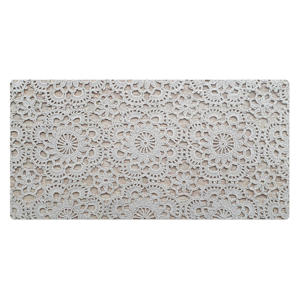 Kancelárska podložka na stôl Čipkované kvety