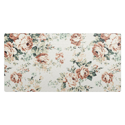 Kancelárska podložka na stôl Retro kvetinový vzor