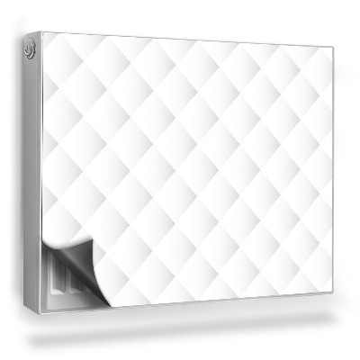 Dekoračný magnet na radiátor Svetlá prešívaná látka, elegantný pôvab