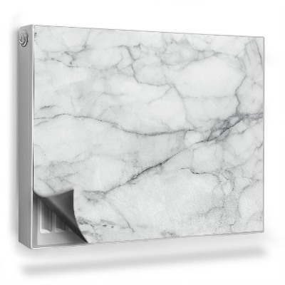 Magnetický kryt na radiátor Textúra prasknutej mramorovej kamennej dosky