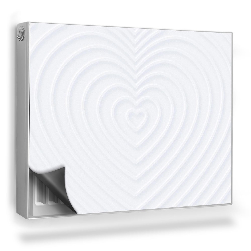 Magnetický kryt na radiátor Jemný tvar znásobeného srdca