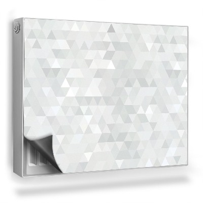 Magnetický kryt na radiátor Abstraktné geometrické zloženie trojuholníkov
