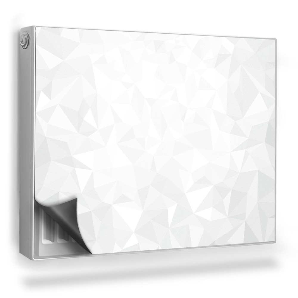 Dekoračný magnetický kryt na radiátor Abstraktná kompozícia geometria origami