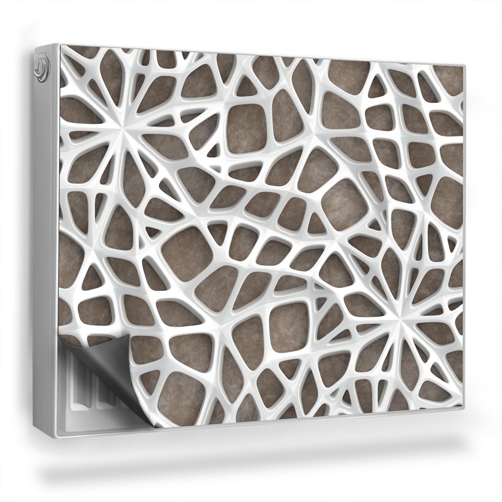 Dekoračný magnetický kryt na radiátor Prelamovaný vzor vyrezávania pavučiny