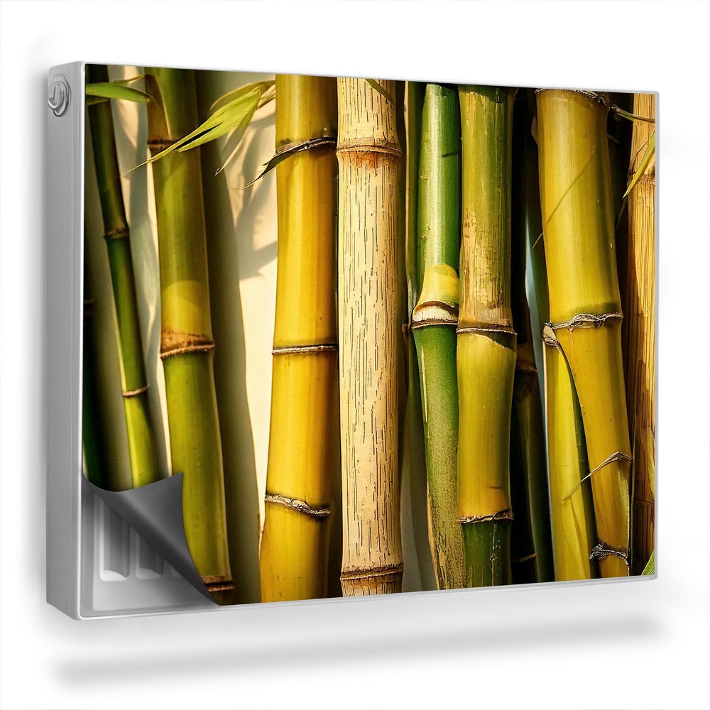 Magnetický kryt na radiátor Prírodné usporiadanie bambusových stoniek priblíženie