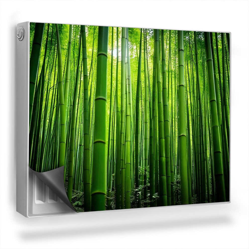 Magnetický kryt na radiátor Dlhostonkové rastliny z bambusového lesa