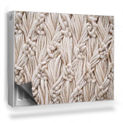 Dekoračný magnet na radiátor Ručne vyrobené makramé s prirodzeným svetlom