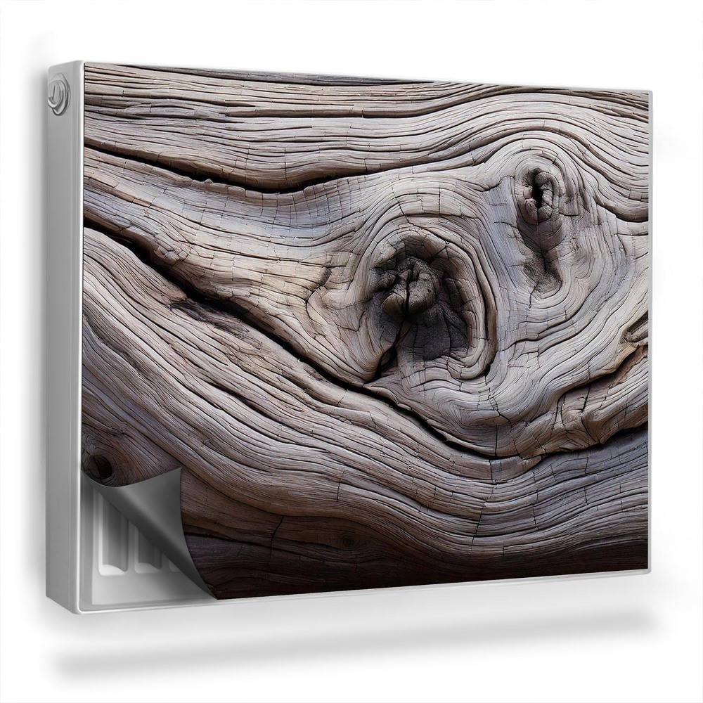 Dekoračný magnetický kryt na radiátor Detail starej stromovej štruktúry