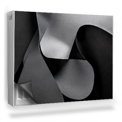 Dekoračný magnetický kryt na radiátor Abstraktná, geometrická kompozícia