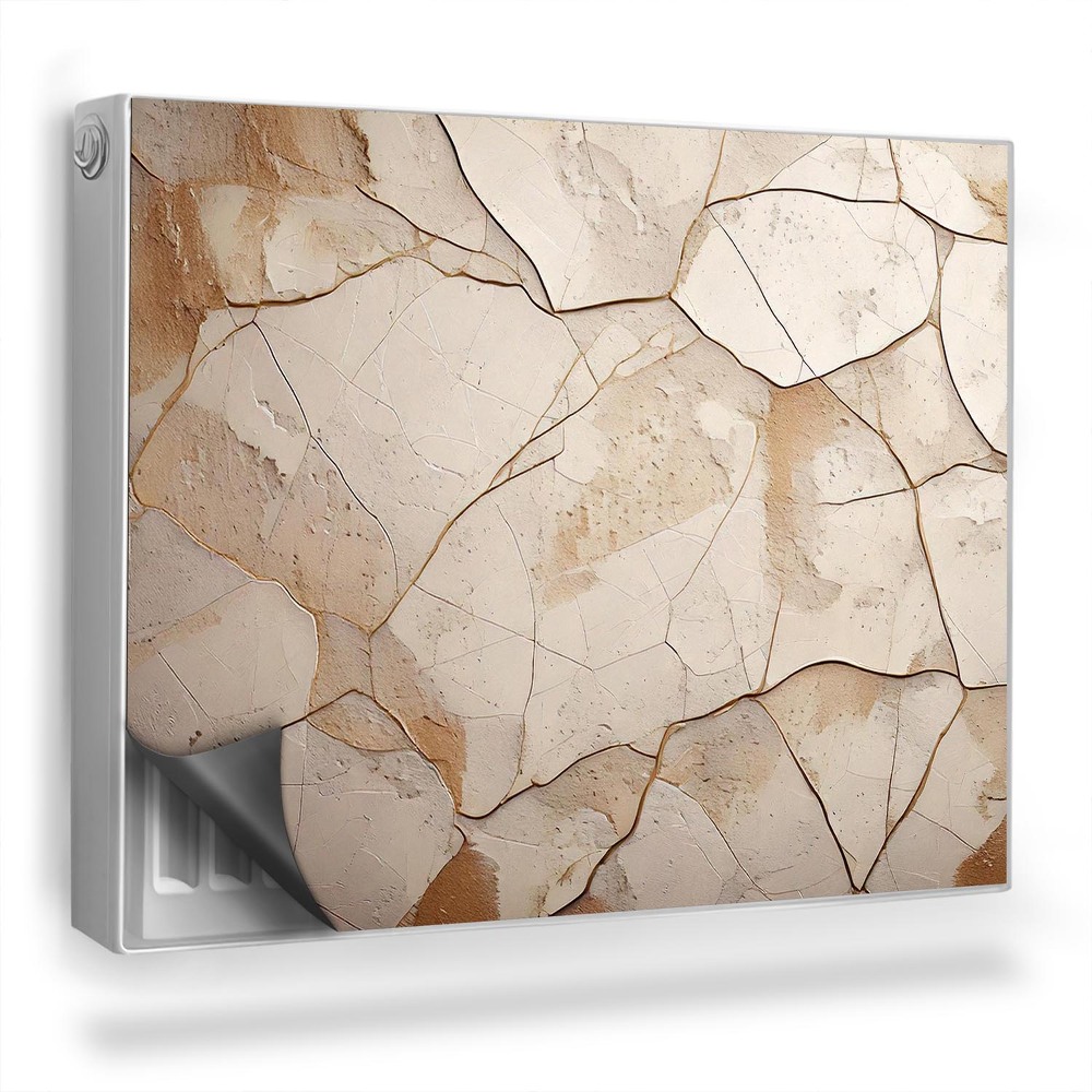 Magnetický kryt na radiátor Prírodná štruktúra podobná mramoru