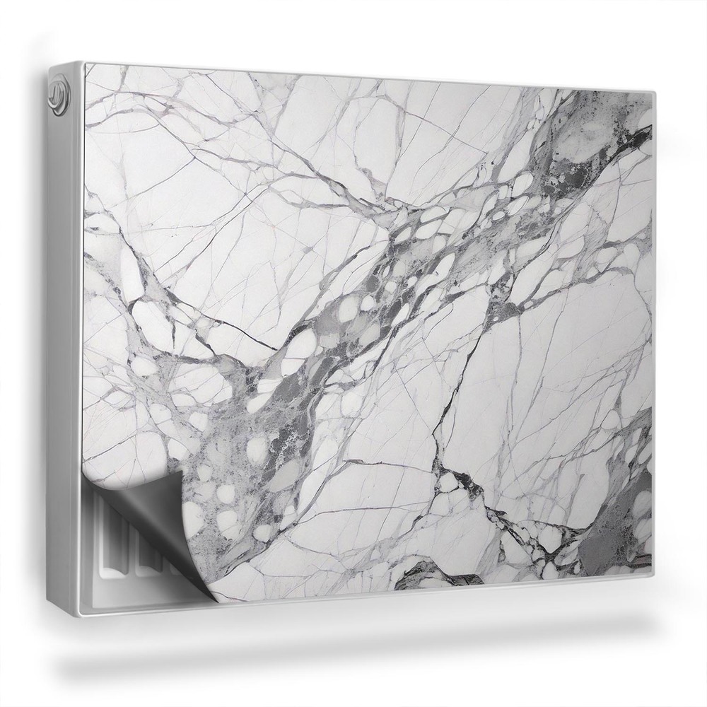 Magnetický kryt na radiátor Štýlová mramorová textúra prírodného kameňa