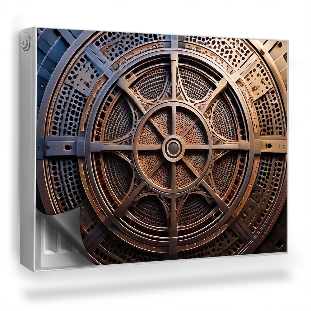 Dekoračný magnet na radiátor Kovový dekoratívny mechanizmus v tvare hviezdy