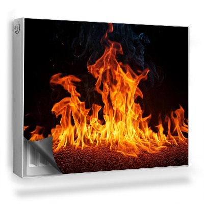 Dekoračný magnet na radiátor oheň, horúci, plamene, vatra