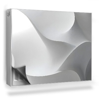 Dekoračný magnet na radiátor Abstraktné plynulé geometrické zloženie