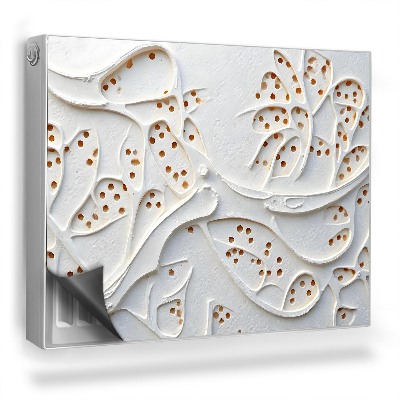 Dekoračný magnet na radiátor Prelamovaná abstraktná štruktúra, priestor