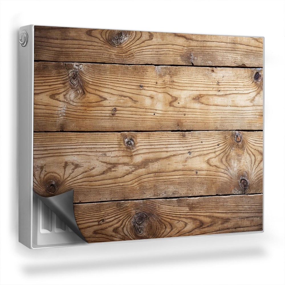 Dekoračný magnet na radiátor Drevené dosky s prírodnou textúrou dreva
