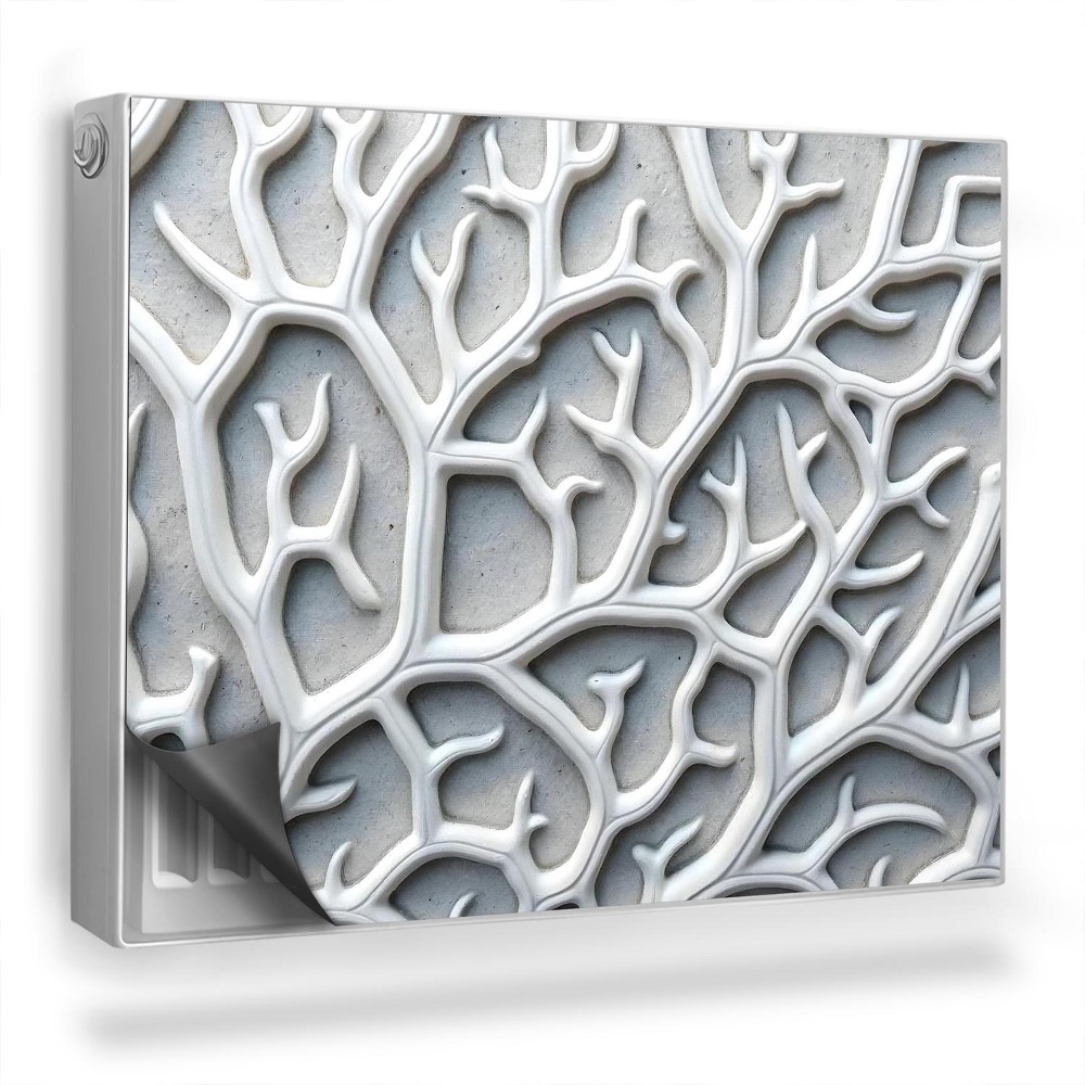 Dekoračný magnet na radiátor Abstraktná priestorová štruktúra