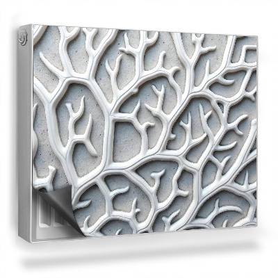 Dekoračný magnet na radiátor Abstraktná priestorová štruktúra