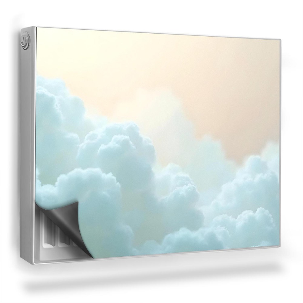 Dekoračný magnet na radiátor Ľahké oblaky pastelové oblaky na oblohe