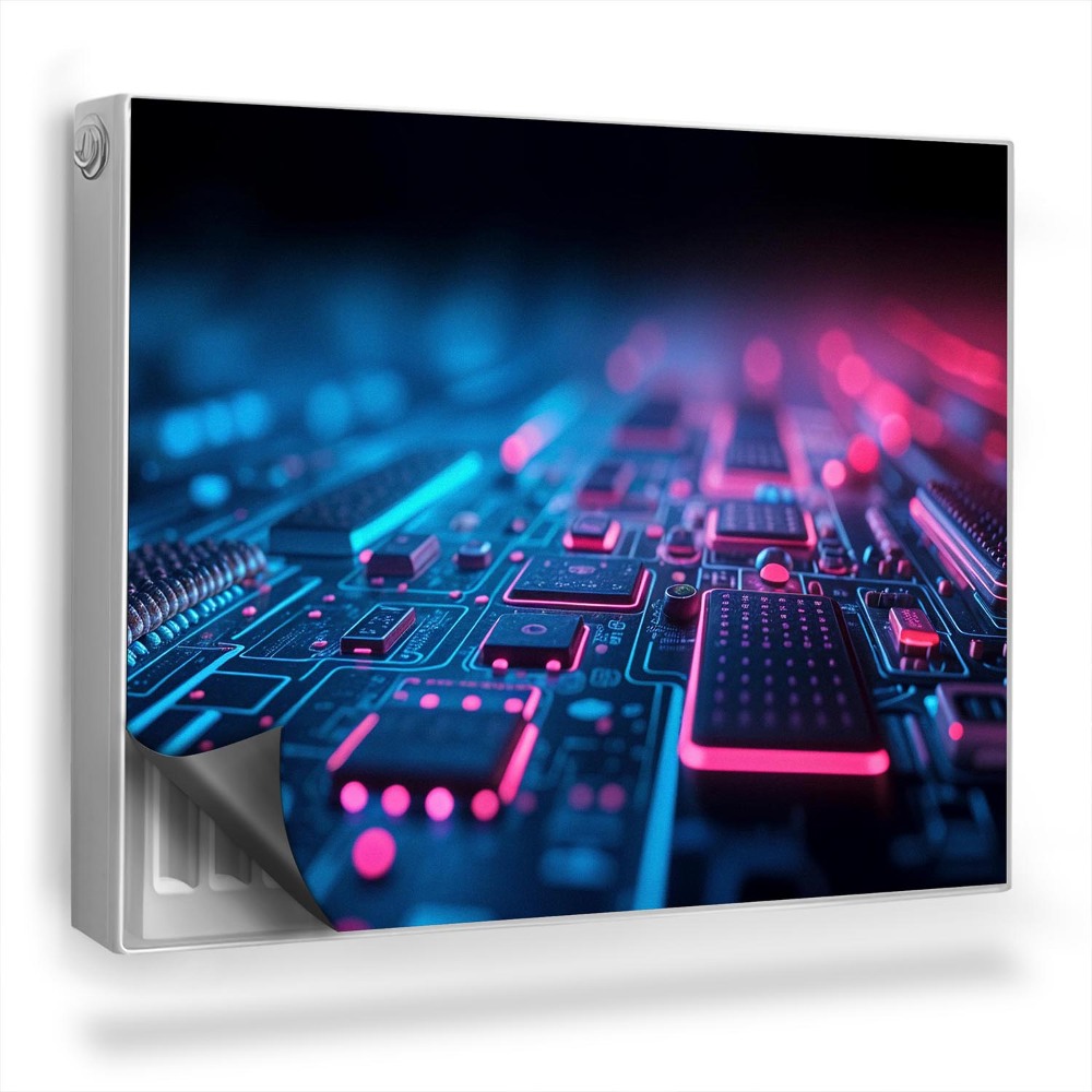 Dekoračný magnetický kryt na radiátor Moderná technológia neónovej elektroniky