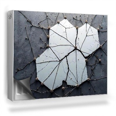 Dekoračný magnet na radiátor Kameň vyrezaný tenkými konármi