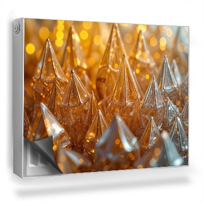 Dekoračný magnet na radiátor Detailný záber na prírodné kryštály