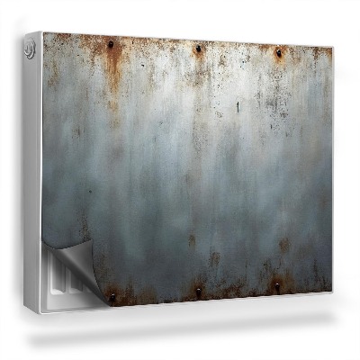 Dekoračný magnet na radiátor Oceľ poškodený povrch kovu hrdza