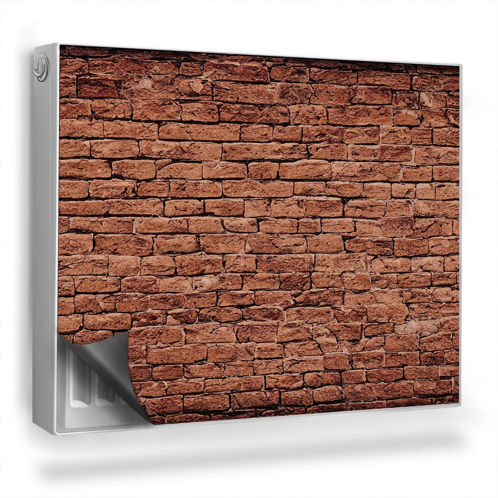 Dekoračný magnet na radiátor Tehlová priemyselná stena textúra steny